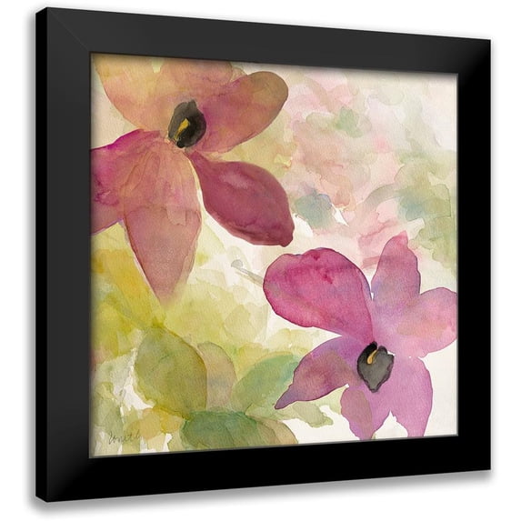 Loreth, Lanie 20x20 Black Modern Framed Museum Art Print Titled - Beautiful and Peace Orchid I