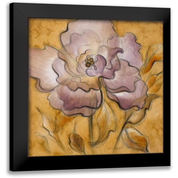Loreth, Lanie 20x20 Black Modern Framed Museum Art Print Titled - Lilac Dream II