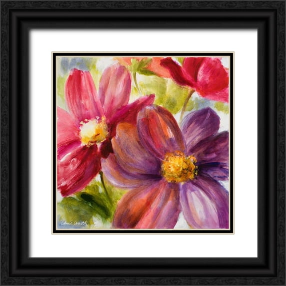 Loreth, Lanie 20x20 Black Ornate Wood Framed with Double Matting Museum Art Print Titled - Walk With Beauty I