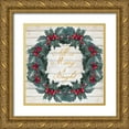 thumbnail image 1 of Loreth, Lanie 20x20 Gold Ornate Wood Framed with Double Matting Museum Art Print Titled - All Is Merry and Bright, 1 of 4
