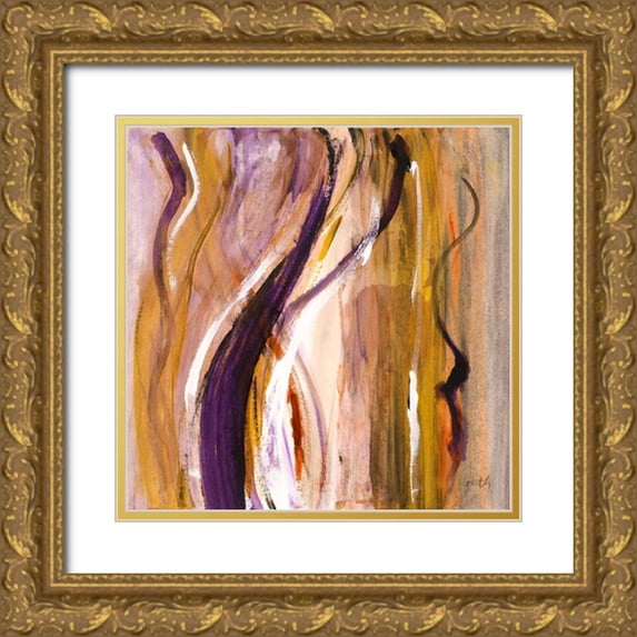 Loreth, Lanie 20x20 Gold Ornate Wood Framed with Double Matting Museum Art Print Titled - Bossa Nova II