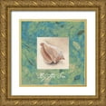 thumbnail image 1 of Loreth, Lanie 20x20 Gold Ornate Wood Framed with Double Matting Museum Art Print Titled - By the Sea, 1 of 4