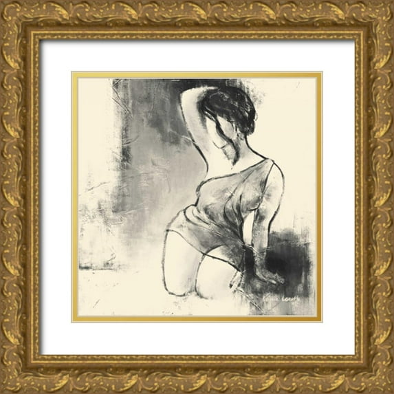 Loreth, Lanie 20x20 Gold Ornate Wood Framed with Double Matting Museum Art Print Titled - Figurative Woman II
