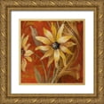 thumbnail image 1 of Loreth, Lanie 20x20 Gold Ornate Wood Framed with Double Matting Museum Art Print Titled - Honeyed Square II, 1 of 4