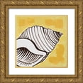thumbnail image 1 of Loreth, Lanie 20x20 Gold Ornate Wood Framed with Double Matting Museum Art Print Titled - Modern Shell II, 1 of 4