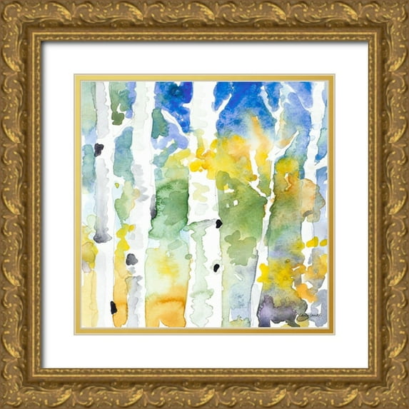 Loreth, Lanie 20x20 Gold Ornate Wood Framed with Double Matting Museum Art Print Titled - Tall Upon the Hill III