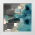 thumbnail image 1 of Loreth, Lanie 20x20 White Modern Wood Framed Museum Art Print Titled - Blue Rain Square II, 1 of 4