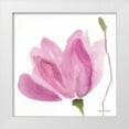 thumbnail image 1 of Loreth, Lanie 20x20 White Modern Wood Framed Museum Art Print Titled - Floral Sway Pink I, 1 of 4