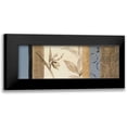 thumbnail image 1 of Loreth, Lanie 24x11 Black Modern Framed Museum Art Print Titled - Serene Orchid I, 1 of 5