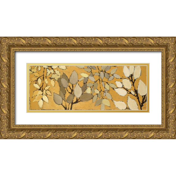 Loreth, Lanie 24x12 Gold Ornate Wood Framed with Double Matting Museum Art Print Titled - Summer Gaze I