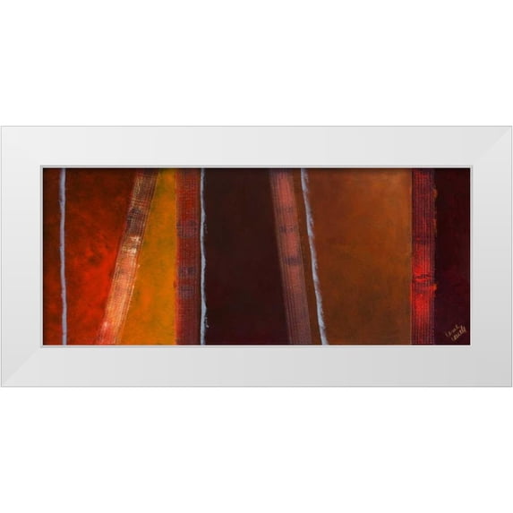 Loreth, Lanie 24x12 White Modern Wood Framed Museum Art Print Titled - Infinity II