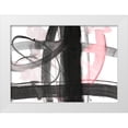 thumbnail image 1 of Loreth, Lanie 24x18 White Modern Wood Framed Museum Art Print Titled - Urban Vibe With Pink, 1 of 4