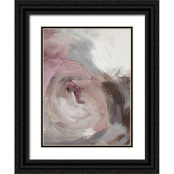 Loreth, Lanie 25x32 Black Ornate Wood Framed with Double Matting Museum Art Print Titled - Rosewood II