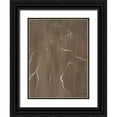 thumbnail image 1 of Loreth, Lanie 25x32 Black Ornate Wood Framed with Double Matting Museum Art Print Titled - Standing Male Figure, 1 of 4