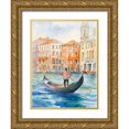 thumbnail image 1 of Loreth, Lanie 25x32 Gold Ornate Wood Framed with Double Matting Museum Art Print Titled - Cruising on the Grand, 1 of 4