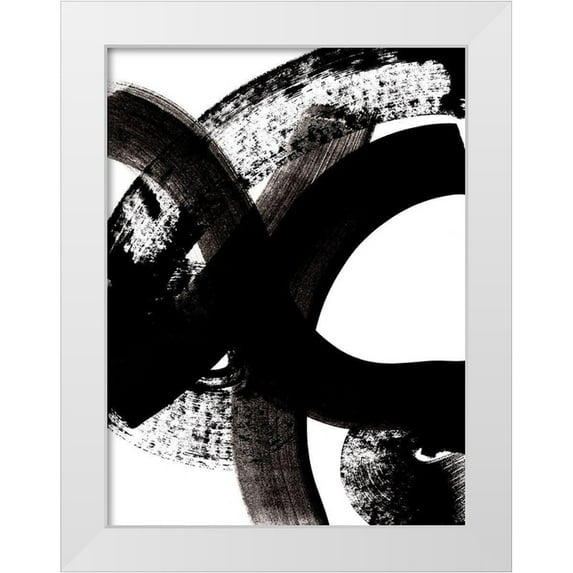 Loreth, Lanie 25x32 White Modern Wood Framed Museum Art Print Titled - Black and White Vision to Reality I