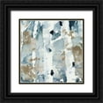 thumbnail image 1 of Loreth, Lanie 26x26 Black Ornate Wood Framed with Double Matting Museum Art Print Titled - Blue Upon the Hill Square II, 1 of 4