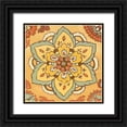 thumbnail image 1 of Loreth, Lanie 26x26 Black Ornate Wood Framed with Double Matting Museum Art Print Titled - Persian Floral VI, 1 of 4