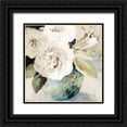 thumbnail image 1 of Loreth, Lanie 26x26 Black Ornate Wood Framed with Double Matting Museum Art Print Titled - Spring Roses, 1 of 4