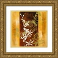 thumbnail image 1 of Loreth, Lanie 26x26 Gold Ornate Wood Framed with Double Matting Museum Art Print Titled - All-a-Flutter I, 1 of 4