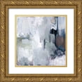 thumbnail image 1 of Loreth, Lanie 26x26 Gold Ornate Wood Framed with Double Matting Museum Art Print Titled - Blue Scenario IV, 1 of 4