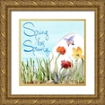 thumbnail image 1 of Loreth, Lanie 26x26 Gold Ornate Wood Framed with Double Matting Museum Art Print Titled - Spring Has Sprung, 1 of 4