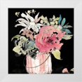 thumbnail image 1 of Loreth, Lanie 26x26 White Modern Wood Framed Museum Art Print Titled - Flower Burst on Black I, 1 of 4