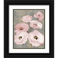 thumbnail image 1 of Loreth, Lanie 26x32 Black Ornate Wood Framed with Double Matting Museum Art Print Titled - Kindles Blush Poppies II, 1 of 4