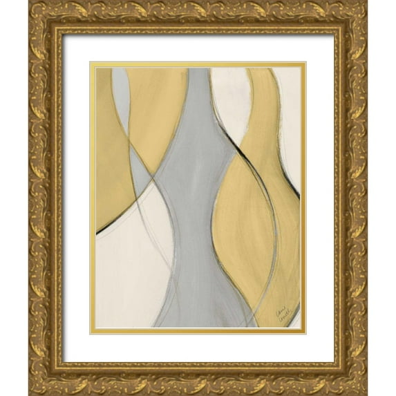 Loreth, Lanie 26x32 Gold Ornate Wood Framed with Double Matting Museum Art Print Titled - Tranquil Coalescence II