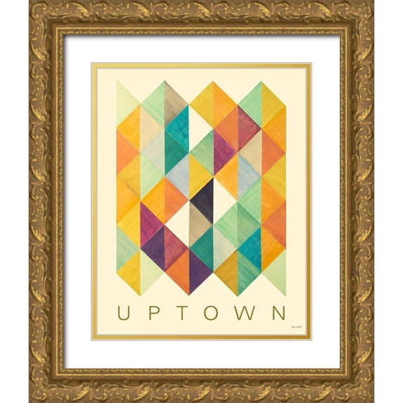 Loreth, Lanie 26x32 Gold Ornate Wood Framed with Double Matting Museum Art Print Titled - Uptown Poster