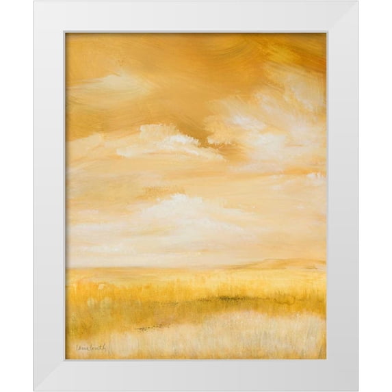 Loreth, Lanie 26x32 White Modern Wood Framed Museum Art Print Titled - Above Golden Plains I
