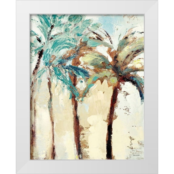Loreth, Lanie 26x32 White Modern Wood Framed Museum Art Print Titled - Bright Island Morning II