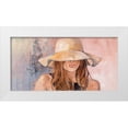 thumbnail image 1 of Loreth, Lanie 32x18 White Modern Wood Framed Museum Art Print Titled - Woman In Hat, 1 of 4