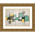 thumbnail image 1 of Loreth, Lanie 32x24 Gold Ornate Wood Framed with Double Matting Museum Art Print Titled - Cityside Gray, 1 of 4