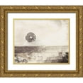 thumbnail image 1 of Loreth, Lanie 32x26 Gold Ornate Wood Framed with Double Matting Museum Art Print Titled - Tan Perception I, 1 of 4