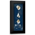 thumbnail image 1 of Loreth, Lanie 7x14 Black Modern Framed Museum Art Print Titled - Coastal Shells Panel I, 1 of 5