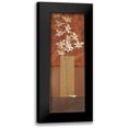 thumbnail image 1 of Loreth, Lanie 7x14 Black Modern Framed Museum Art Print Titled - Tranquil Orchids II, 1 of 5