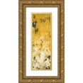 thumbnail image 1 of Loreth, Lanie 9x18 Gold Ornate Wood Framed with Double Matting Museum Art Print Titled - Pathside Perennials, 1 of 4