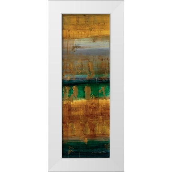 Loreth, Lanie 9x18 White Modern Wood Framed Museum Art Print Titled - The World As We Know It II