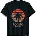 thumbnail image 1 of Loreto Mexico Womens T-Shirt Black, 1 of 5