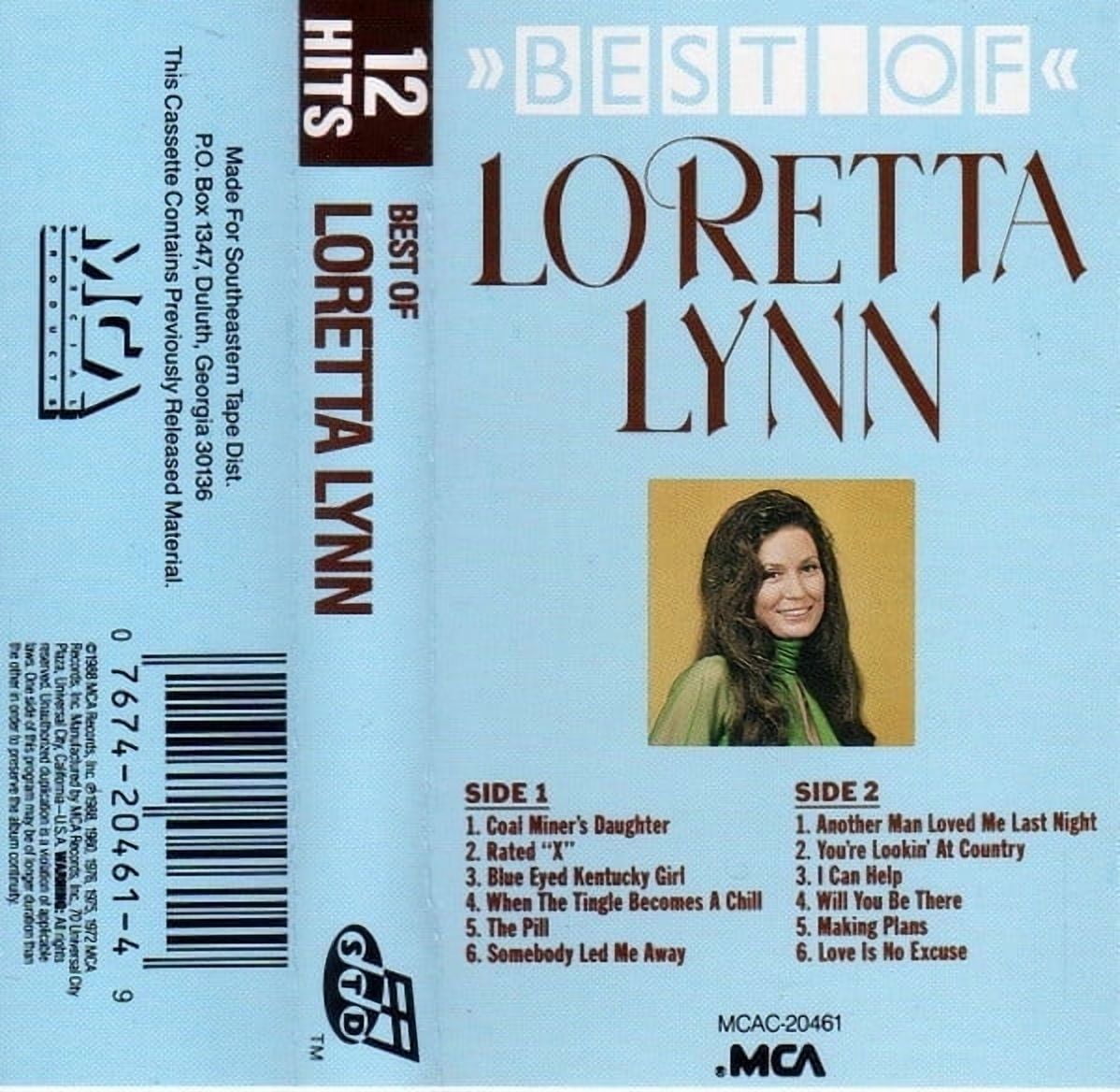 Loretta Lynn - Best of - Country - MCA Special Products (New Cassette)