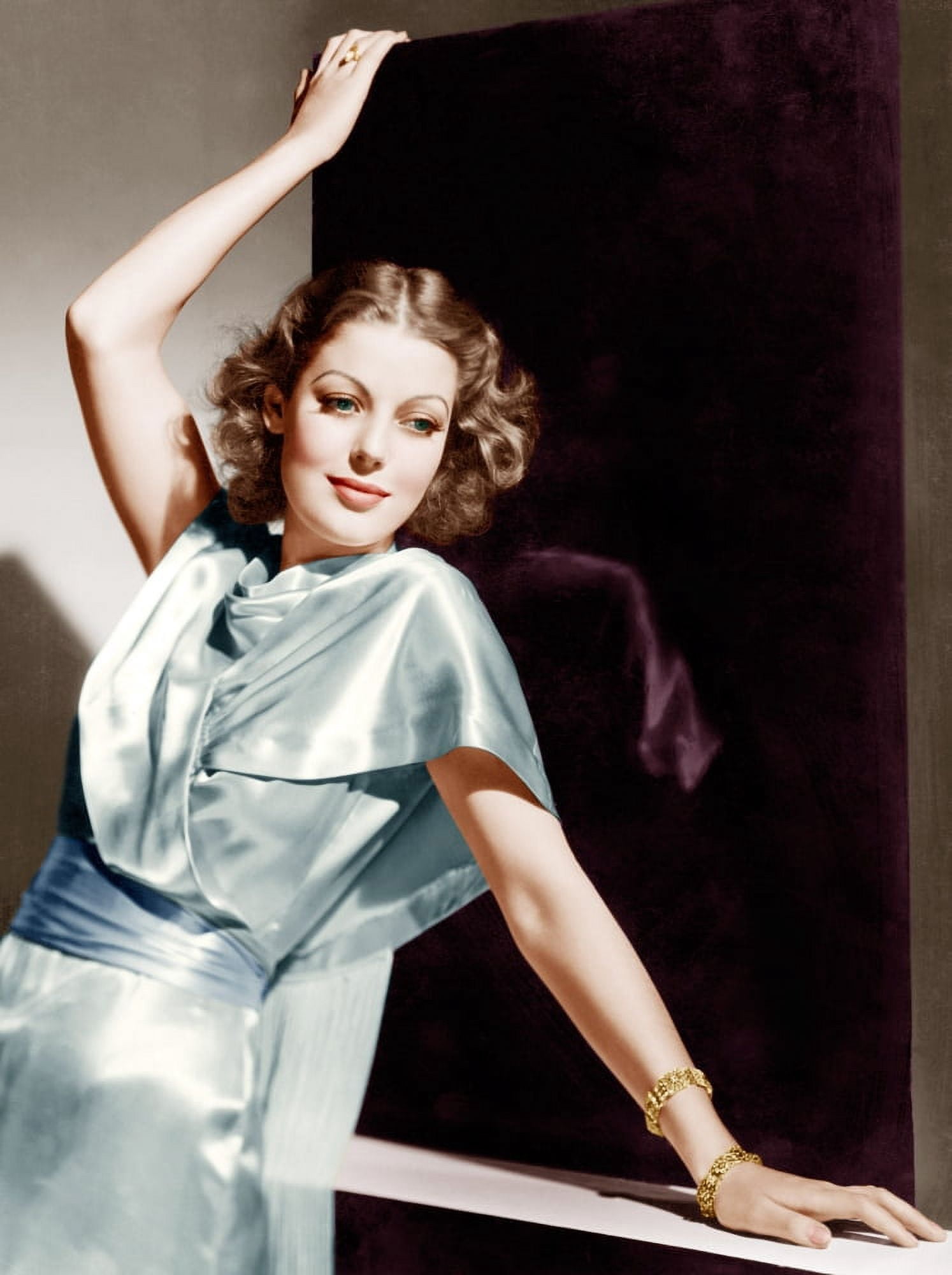 Loretta Young Canvas Art - (16 x 20)