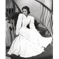 thumbnail image 1 of Loretta Young Old White Long Sleeve Dress Photo Print (8 x 10), 1 of 1