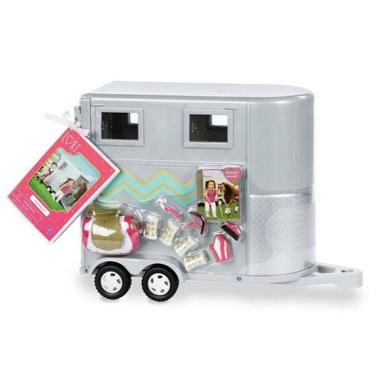 18 inch doll 2024 horse trailer