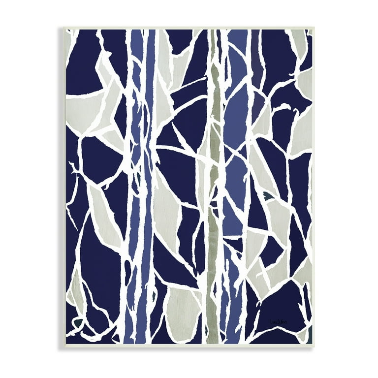 Framed Indigo Lithograph Framed Indigo Lithograph