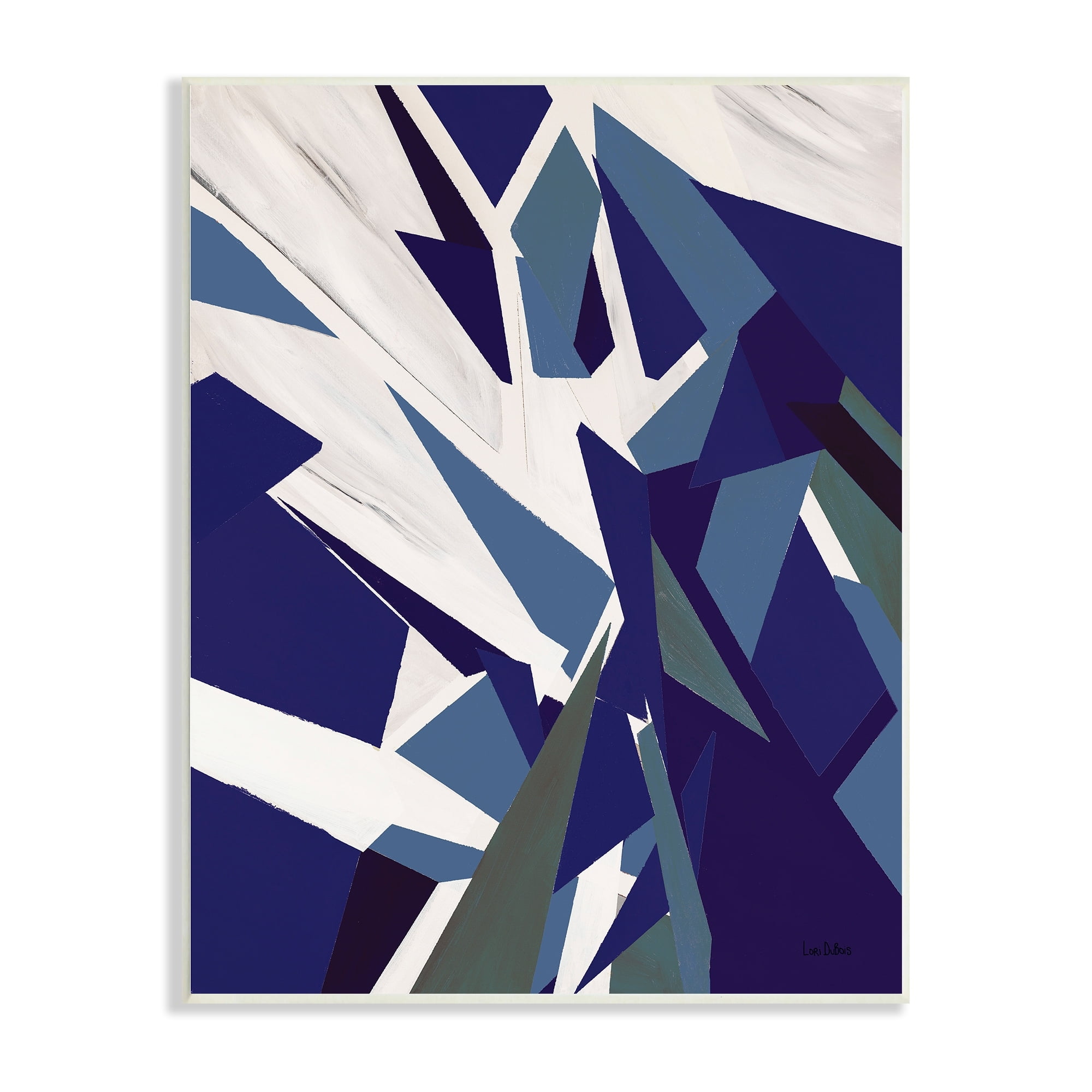 Lori Dubois Warping Polygons Dynamic Geometric Illustration Modern Abstraction 10" x 15" Framed Painting Art Print, by Stupell Home Décor