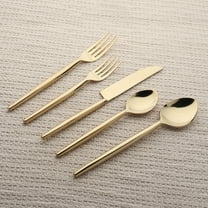 Lori Gold PVD 5 Pc. Flatware Set