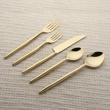 Lori Gold PVD 5 Pc. Flatware Set