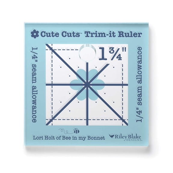 Lori Holt Cute Cuts Trim-it Ruler 1 3/4in x 1 3/4in
