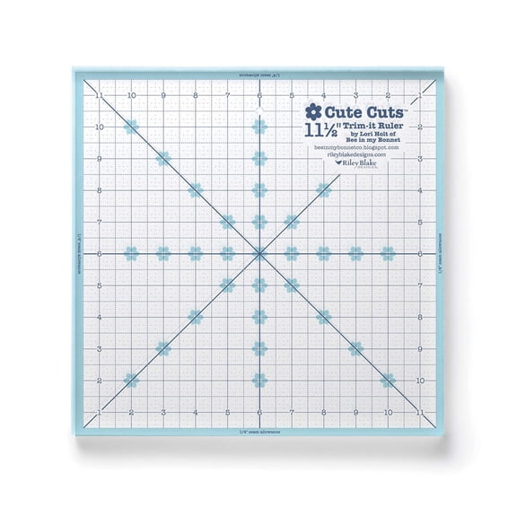 Lori Holt Cute Cuts Trim-it Ruler 11 1/2in x 11 1/2in